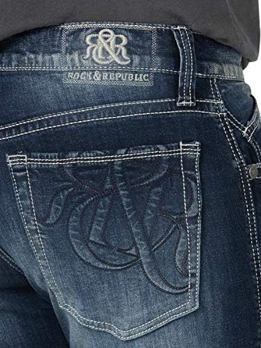 Rock Republic Slim Straight Jeans for Men Comfort Style