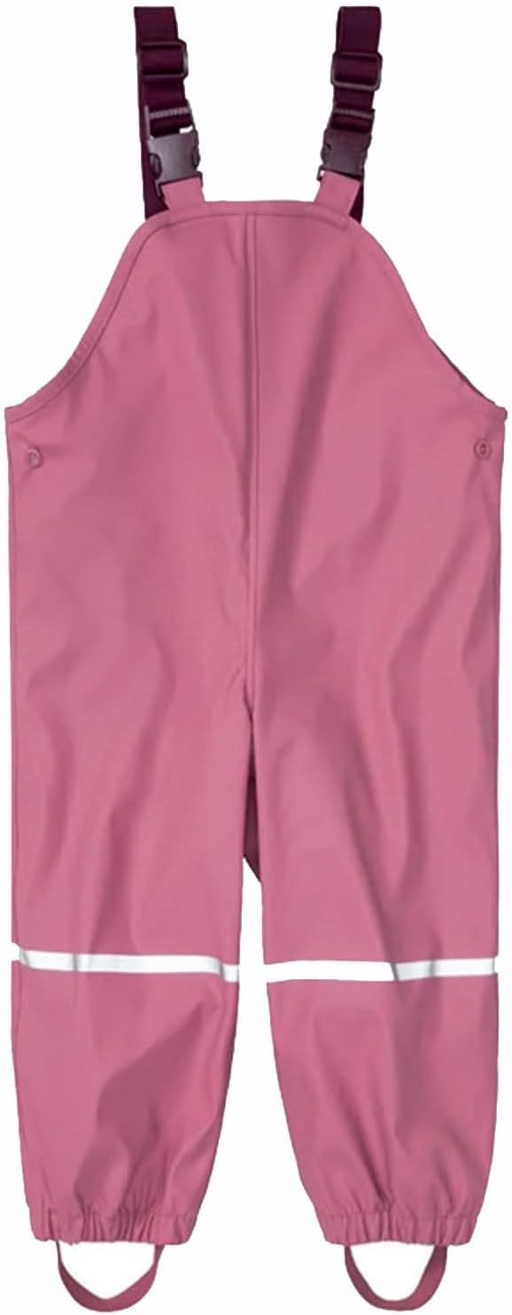 Adjustable Toddler Rain Pants Waterproof Breathable for Boys Girls