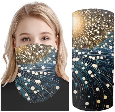 Seamless Face Mask Bandana UV-Protecting 3D Print for Men Women