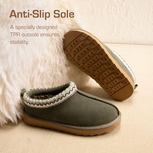 DREAM PAIRS Kids Fuzzy Slippers