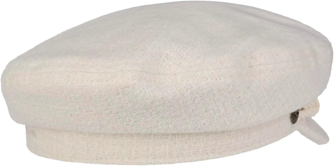 Brimson Fiddler Cap Off White Boucle