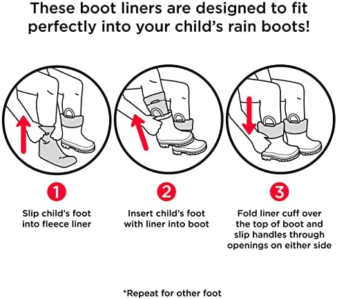 Toddler Rain Boots Waterproof Protection for Girls