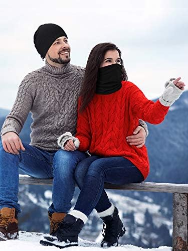 4 Winter Neck Gaiters Fleece Face Coverings