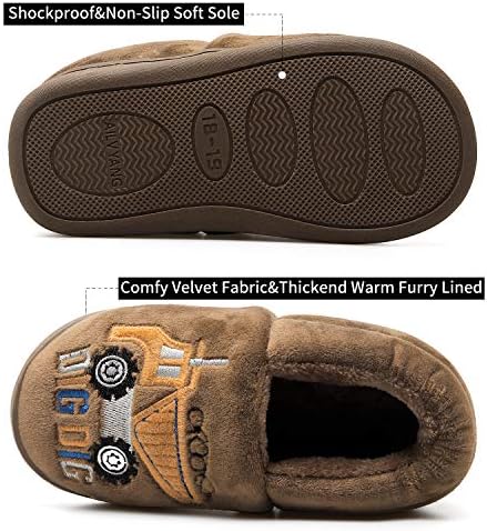 Perfect Warm Plush Slippers for Kids Winter