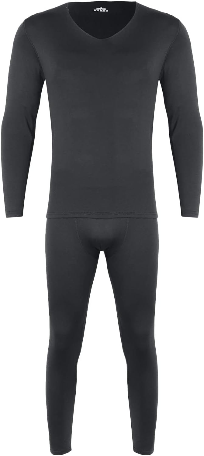 Premium Thermal Long Johns for Men - Wool Base Layer