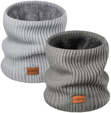 Winter Fleece Neck Gaiter with Reversible Mask Design