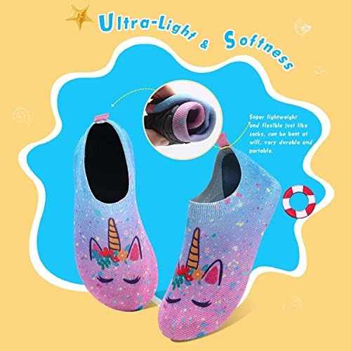 WateLves Kids Water Shoes - Lightweight Non-Slip and Quick-Dry