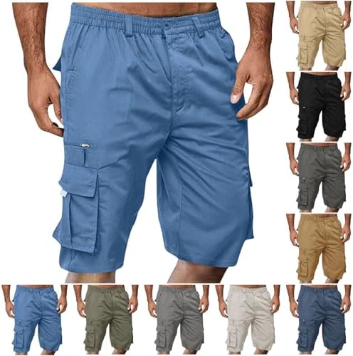 Mens Cargo Shorts Multi-Pockets Outdoor Essentials
