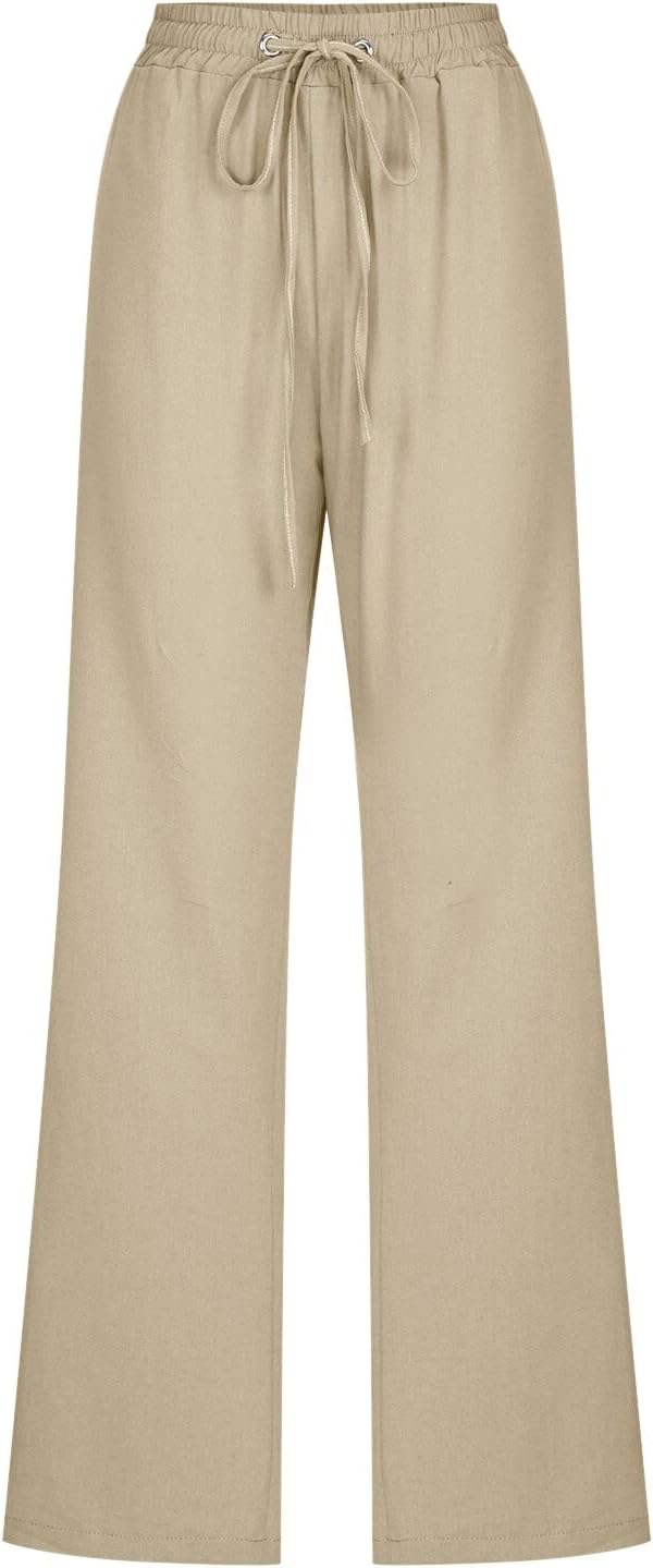 ZHER Womens Summer Comfortable Wide Leg Yoga Pants