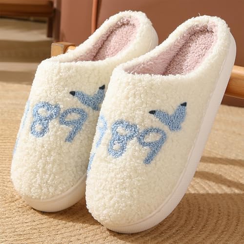 Kids Taylor Slippers for Boys and Girls 1989 Blue Version