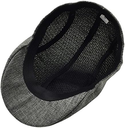 Mens Cotton Flat Cap Newsboy Hat Gazi