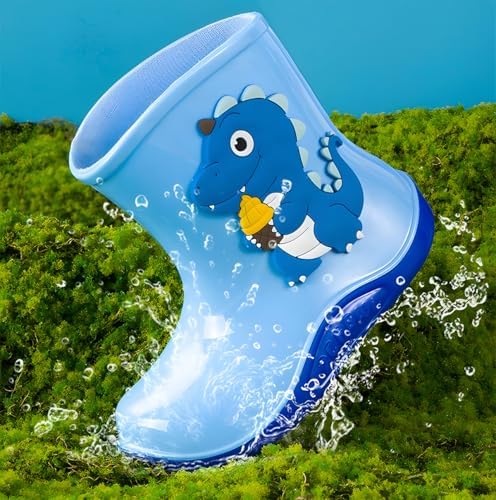 QIETION Kids Rain Boots - Soft Waterproof Easy to Wear