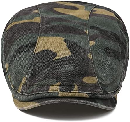 Mens Cotton Newsboy Beret Hat