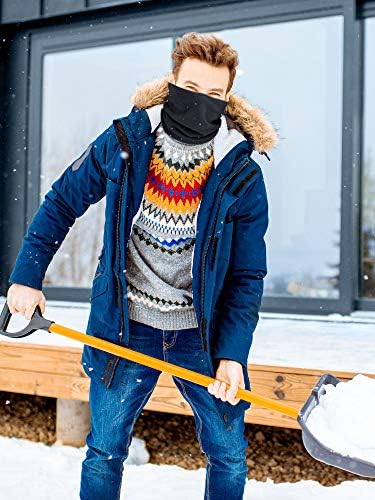 4 Winter Neck Gaiters Fleece Face Coverings