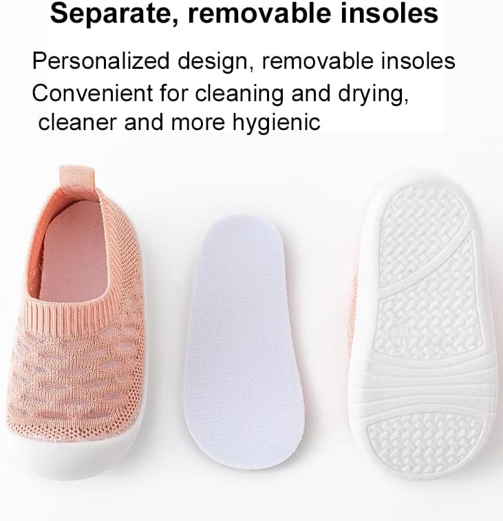 Baby Toddler Non-Slip Slippers 6-24 Months 2 Pairs