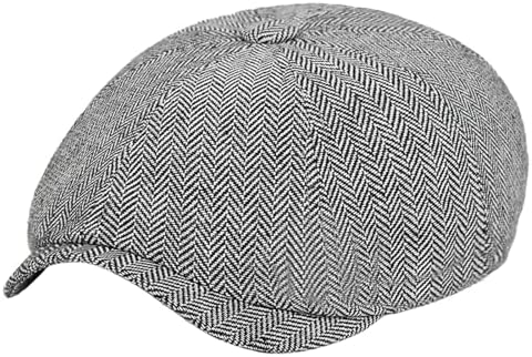 Chic Plaid Newsboy Cap by YOLAI