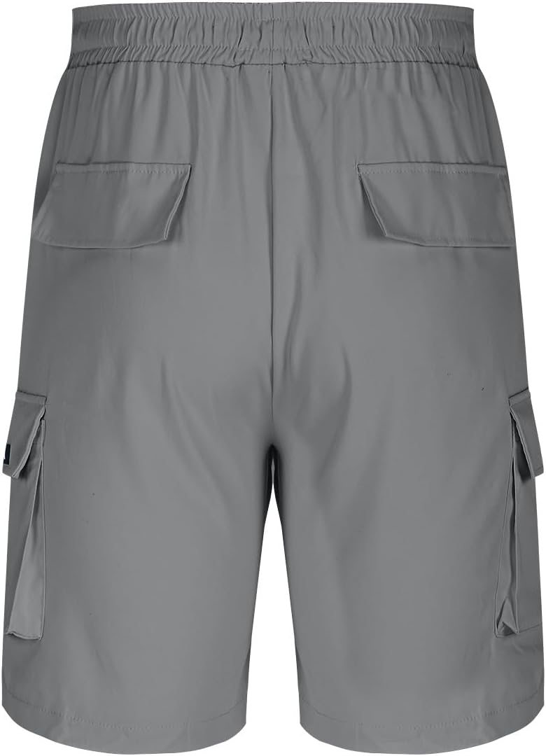 Premium Elastic Cotton Cargo Shorts