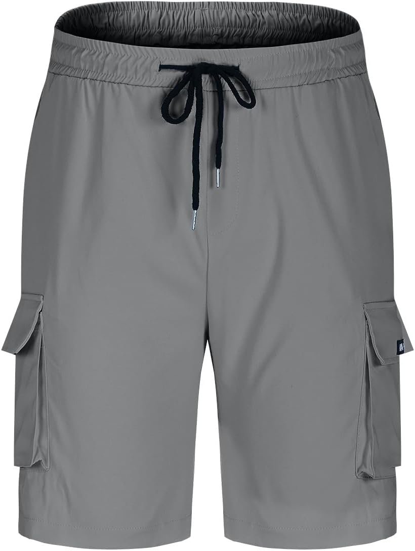 Premium Elastic Cotton Cargo Shorts
