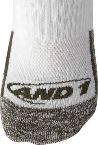 AND1 Boys Athletic Cushion Quarter Cut Socks 16 Pack
