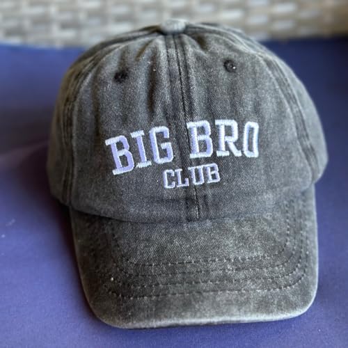 Big Brother Club Embroidered Baseball Cap for Toddler Boys