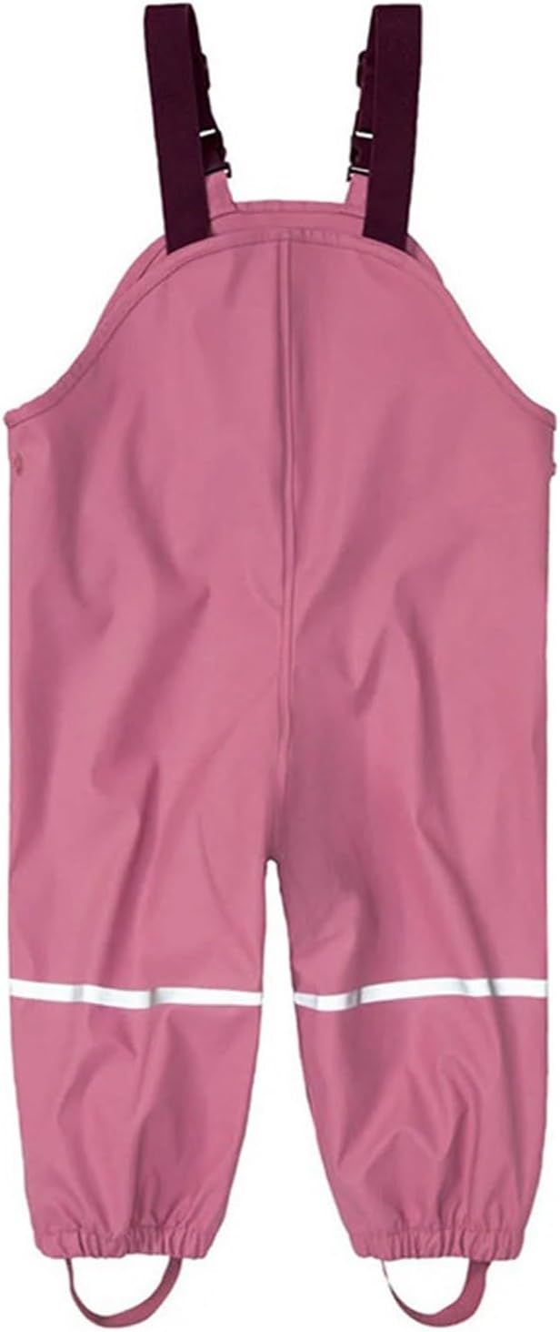 Adjustable Toddler Rain Pants Waterproof Breathable for Boys Girls