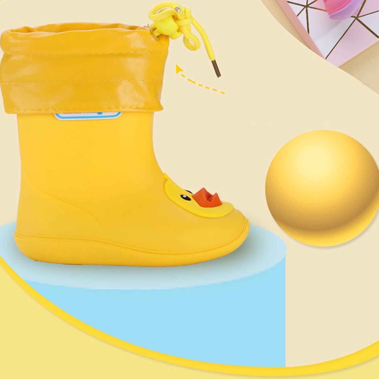 Generic Preciate Kids Rain Boots Boys Girls