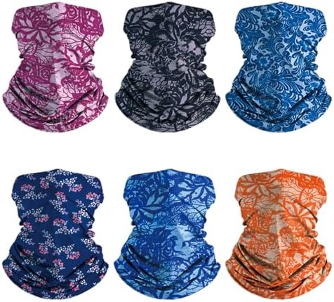EAZZEA 6-Pack UV Protection Balaclava for Men Women