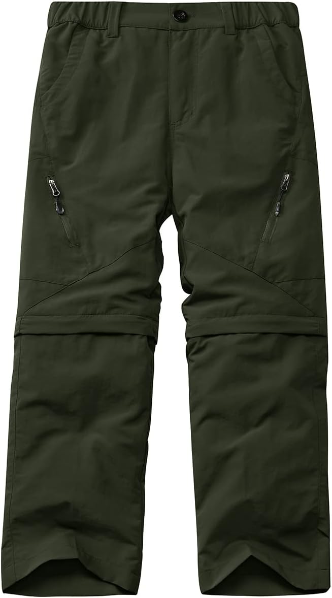 Boys Waterproof Cargo Pants Quick Dry Outdoor Hiking