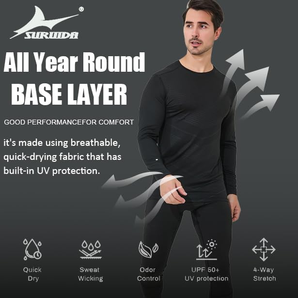 Premium Compression Shirt Set for Men Women