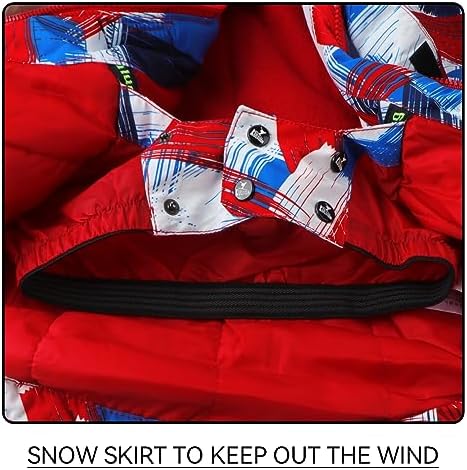 Fat-Source 100 Polyester Ski Jacket Pants Set for Kids