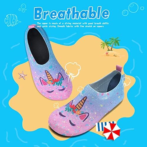 WateLves Kids Water Shoes - Lightweight Non-Slip and Quick-Dry