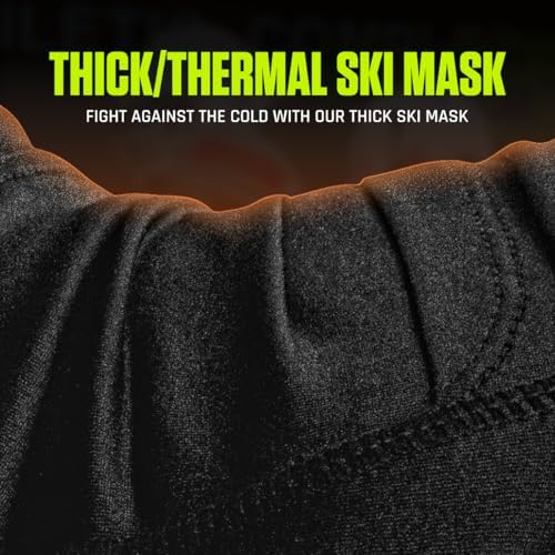 We Ball Sports Adult Thermal ski Mask Full Face Windproof Moisture Wicking