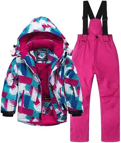 Perfect for Snow Kids Waterproof Ski Set for Girls Boys