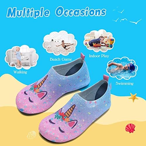 WateLves Kids Water Shoes - Lightweight Non-Slip and Quick-Dry