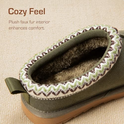 DREAM PAIRS Kids Fuzzy Slippers