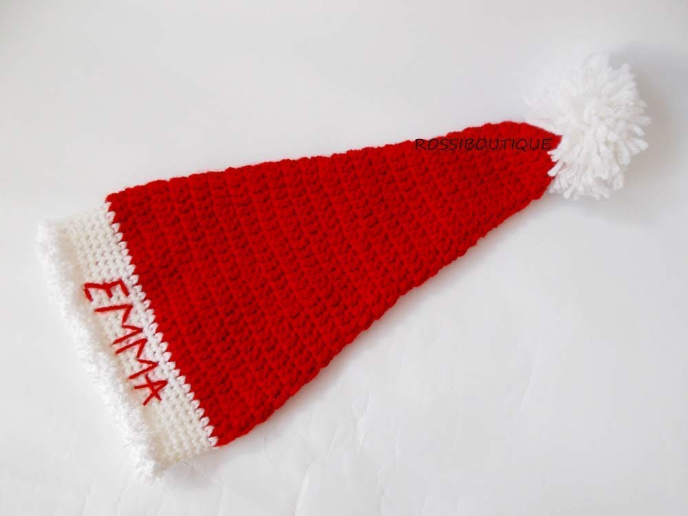 Personalized Santa Baby Hat Boots Set Christmas Props