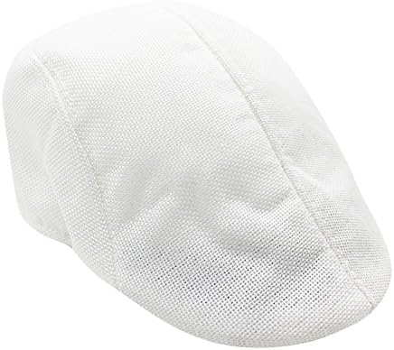 Premium Leather Newsboy Cap