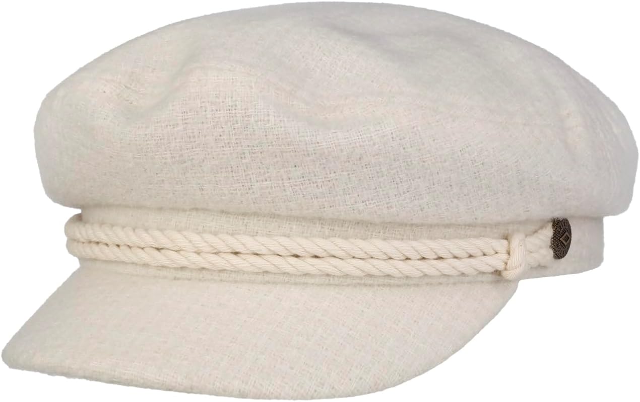 Brimson Fiddler Cap Off White Boucle