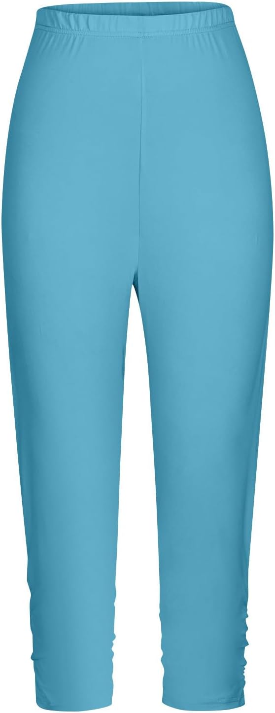 Soft Stretchy Capri Leggings for Girls