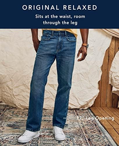 Nautica Mens Relaxed Fit Denim Jeans for a Started Today