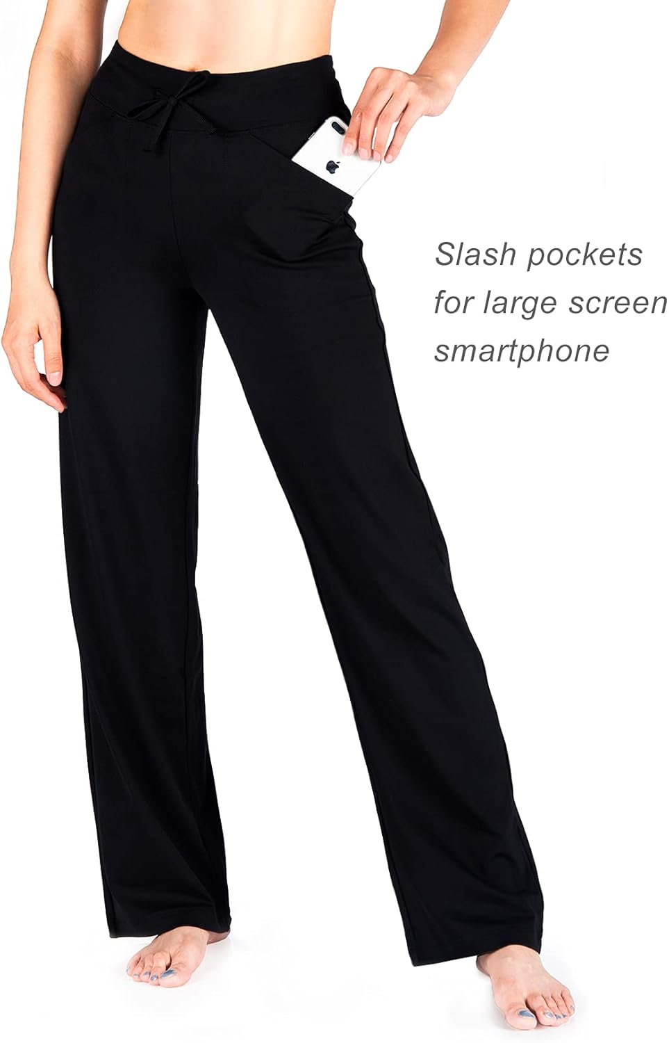 Yogipace Womens Straight Leg Loose Fit Yoga Pants