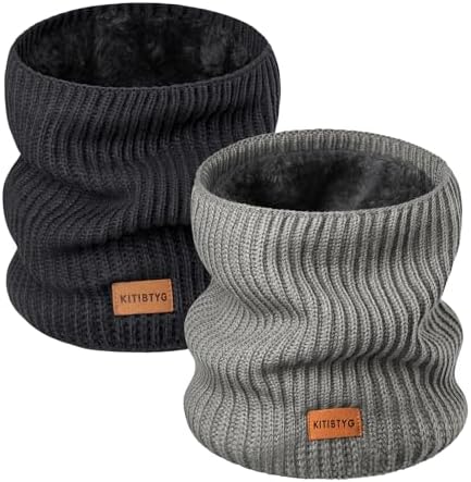 Winter Neck Gaiters Ski Mask Men Women - Thermo-Friendly Fleece Face Mask