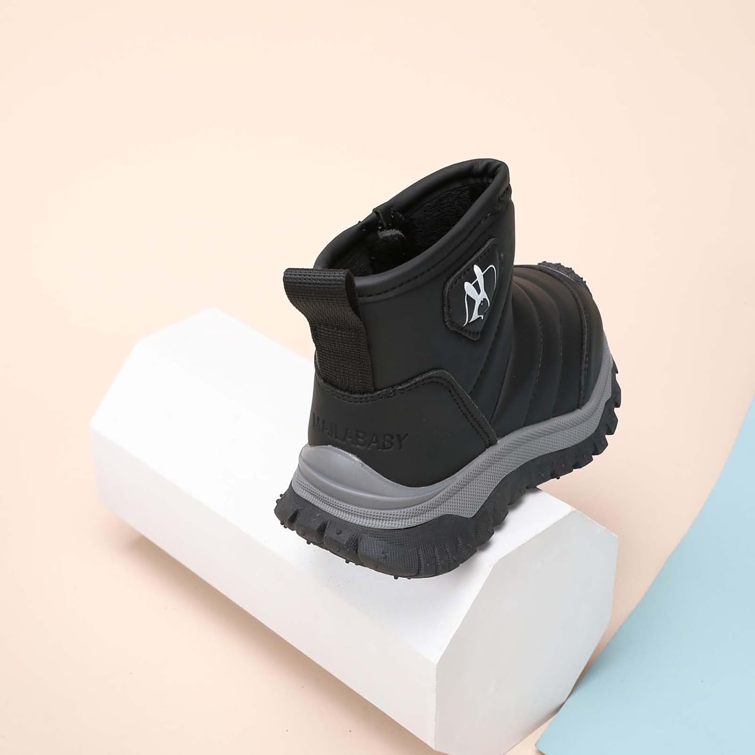 Side-Zipper Winter Booties for Kids
