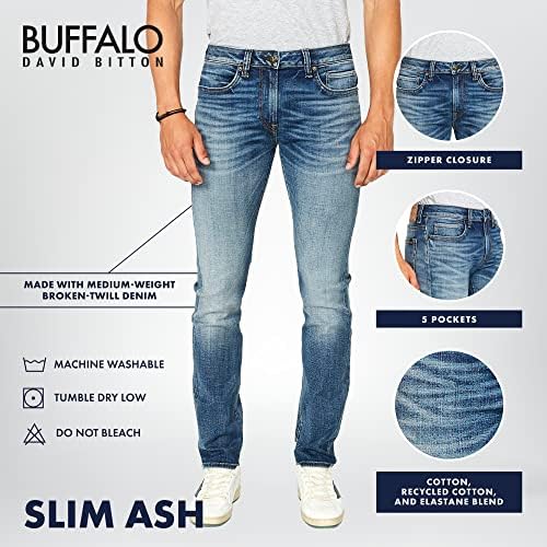 Buffalo David Bitton Mens Slim Ash Jeans
