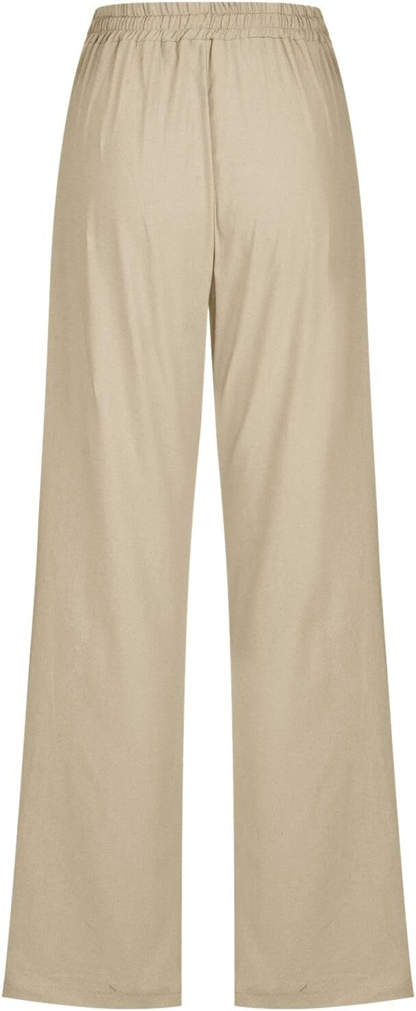 ZHER Womens Summer Comfortable Wide Leg Yoga Pants