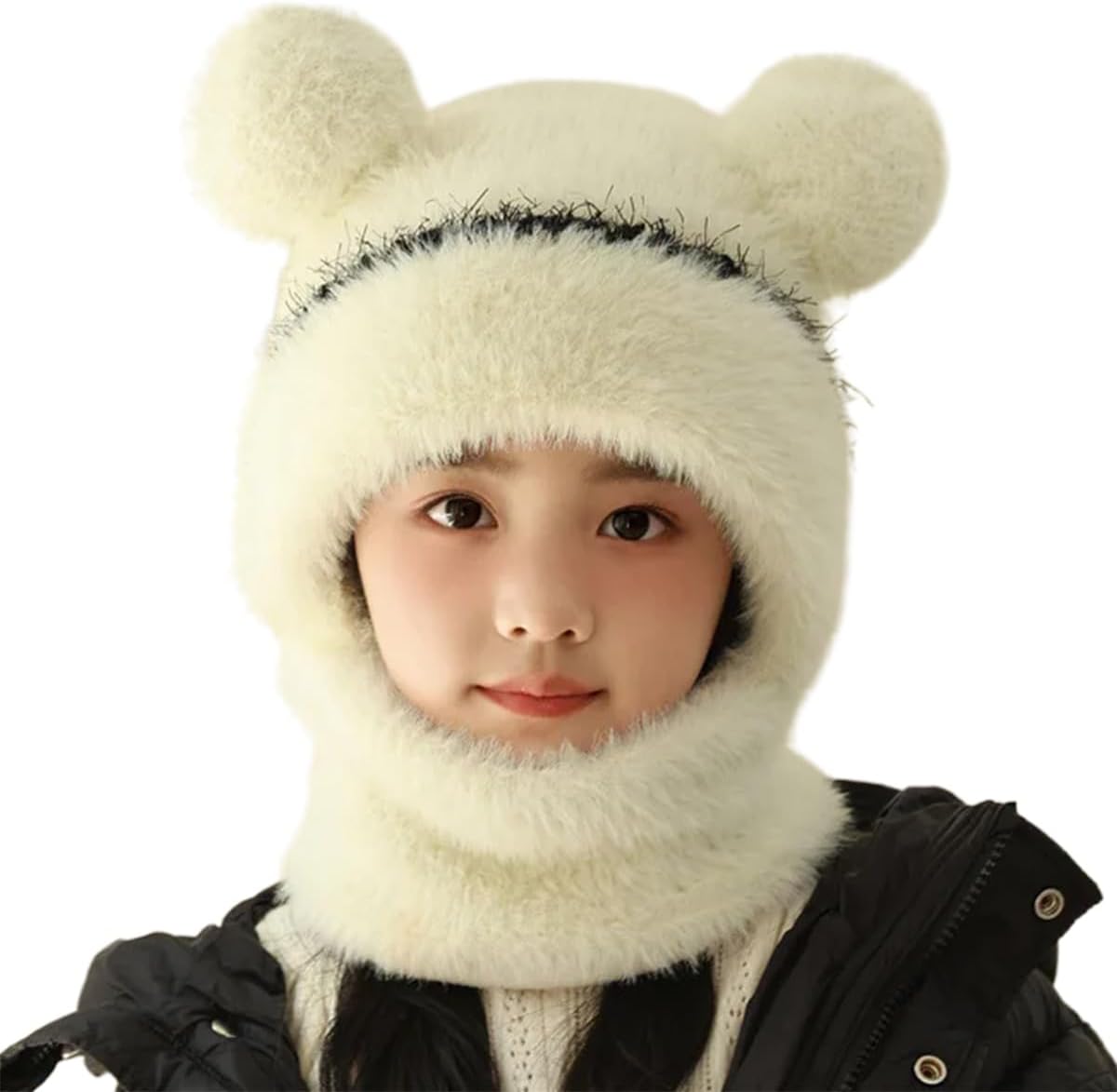 ECYC Kids Winter Hat with Neck Warmer