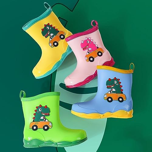 Cartoon Dinosaur Rain Boots for Kids