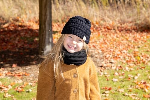 Funky Junque Fleece-Lined Tube Scarf Knit Gaiter Bundle - Cozy Winter Set