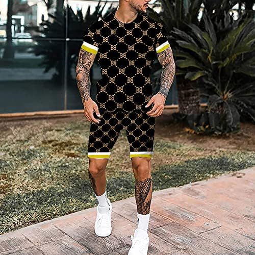 Premium 2-Piece Summer Outfits for Men 70s Linen Sets Machine Washable