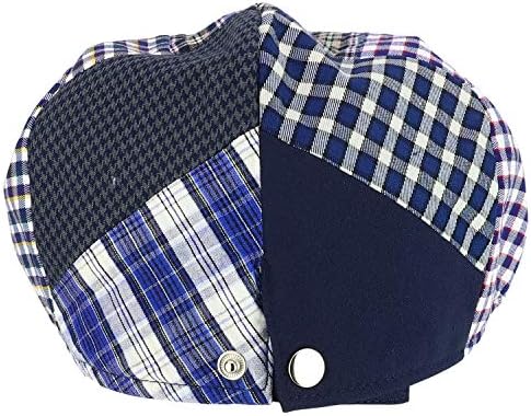 Mens Stylish summer ivy cap with adjustable snap buttons